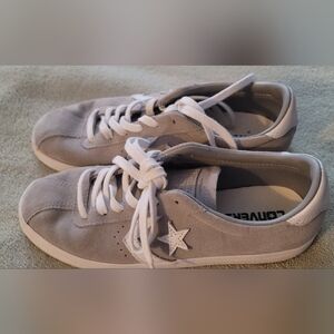 Gray Suede Low-Top Converse